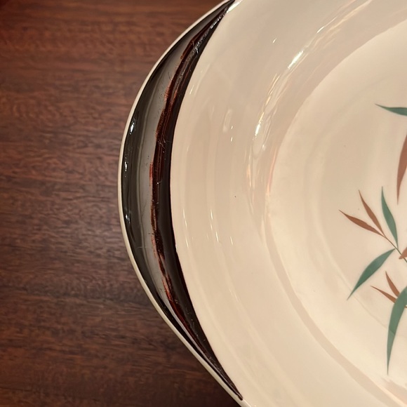 Vintage Royal Doulton Bamboo Serving Plate - Picture 3 of 4